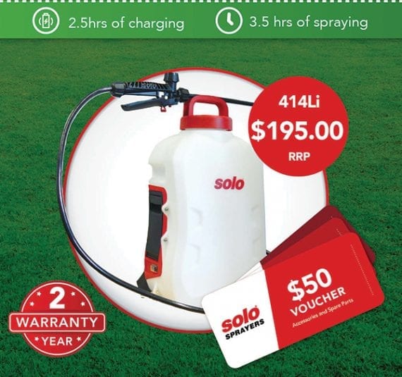 10 Litre Battery Operated Sprayer 414li Solo Sprayers